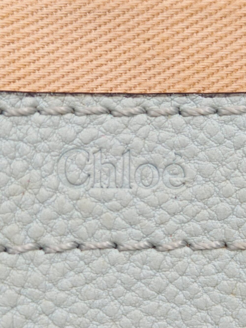 Chloé Elsie Mint Green Leather Shoulder Bag Gold Turn Lock - Picture 13 of 13